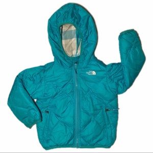 Reversible Blue North Face Jacket